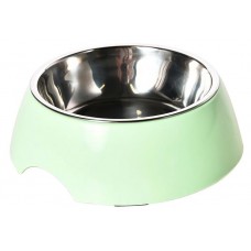 Миска для животных металлическая зеленая, размер M (kastd) в магазинах Ашан