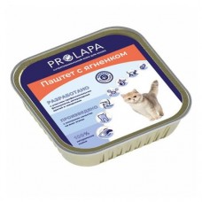 Влажный корм для кошек Prolapa Premium паштет с ягненком, 100 г (kastd) в магазинах Ашан