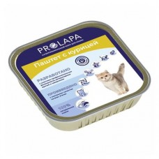 Влажный корм для кошек Prolapa Premium паштет с курицей, 100 г (kastd) в магазинах Ашан