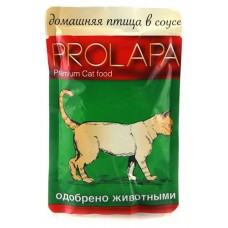 Влажный корм для кошек Prolapa Premium домашняя птица в соусе, 100 г (kastd) в магазинах Ашан