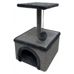 Домик для кошек Зооник мини, 32х32х54,5 см (kastd) Домик для кошек Зооник мини, 32х32х54,5 см (kastd)