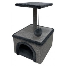 Домик для кошек Зооник мини, 32х32х54,5 см (kastd) в магазинах Ашан