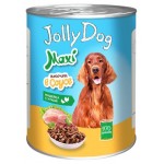 Корм консервированный для собак Зоогурман Jolly Dog Индейка с уткой, 970 г (kastd)