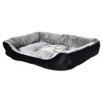 Лежанка для собак серо-коричневая с лапкой р XL, 70х52х15 см (kastd) Лежанка для собак серо-коричневая с лапкой р XL, 70х52х15 см (kastd)