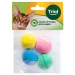 Игрушка для кошек Triol мяч зефирный (kastd) Игрушка для кошек Triol мяч зефирный (kastd)