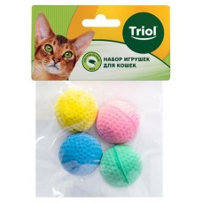 Игрушка для кошек Triol мяч зефирный (kastd) в магазинах Ашан