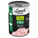 Корм консервированный для собак Vita Pro Lunch кролик с индейкой, 400 г (kastd)