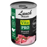 Корм консервированный для собак Vita Pro Lunch ягненок с индейкой, 400 г (kastd)