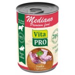 Корм консервированный для собак Vita Pro Mediano утка с кроликом кусочки в соусе, 400 г (kastd)