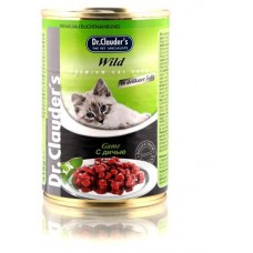 Корм консервированный для кошек Dr.Clauder`s дичь, 415 г (kastd) в магазинах Ашан