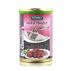Корм консервированный для кошек Dr.Clauder`s с лососем и тунцом, 415 г (kastd) в магазинах Ашан