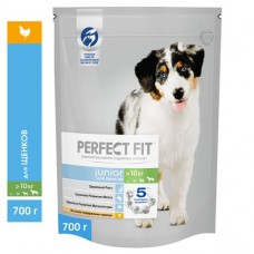 Сухой корм для щенков PERFECT FIT с курицей, 800 г (kastd) в магазинах Ашан