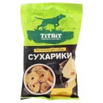 Лакомство для собак TITBIT Сухарики с сыром, 55 г (kastd)