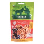 Лакомство для собак TITBIT Снеки мягкие с уткой малиной и облепихой, 100 г (kastd)