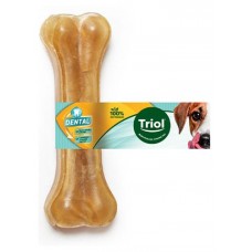 Лакомство для собак Triol Косточка жевательная Dental 10см, 30 г (kastd) в магазинах Ашан