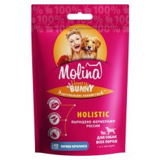 Лакомство для собак Molina Натуральное сушёное Holistic для всех пород Почки кролика, 40 г (kastd) в магазинах Ашан