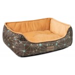 Лежанка для животных GAMMA прямоугольная Галактика S, 420х400х150 мм (kastd)