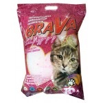 Наполнитель для кошачьего туалета Brava Гламур силикагелевый полевые цветы, 10 л (kastd)