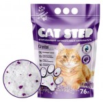 Наполнитель для кошачьего туалета Cat Step Crystal Lavender силикагелевый (kastd)