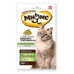 Лакомства для кошек Мнямс хрустящие подушечки Здоровье и активность с курицей и сыром, 60 г (kastd)