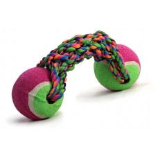 Игрушка для собак Triol Веревка 2 мяча, 65х200 мм (kastd) в магазинах Ашан