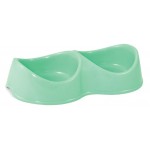 Миска для животных Gamma Бисквит пластмассовая, 2х200 мл (kastd) Миска для животных Gamma Бисквит пластмассовая, 2х200 мл (kastd)