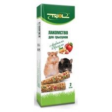 Лакомство для грызунов Triol с фруктами и орехами, 60 г (kastd) в магазинах Ашан