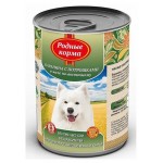 Консервы для собак Родные корма баранина с потрошками в желепо восточному, 970 г (kastd)
