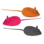 Набор игрушек для кошек Triol мышь из велюра с пищалкой, 3 шт (kastd) Набор игрушек для кошек Triol мышь из велюра с пищалкой, 3 шт (kastd)