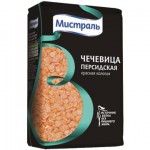 Чечевица МИСТРАЛЬ красная, 450г