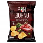 Чипсы БОН ЖОРНО хамон де теруель, 80г