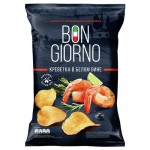 Чипсы БОН ЖОРНО креветка в белом вине, 80г