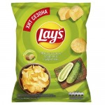 Чипсы ЛЕЙЗ Малосольные огурчики с укропом, 140г Чипсы ЛЕЙЗ Малосольные огурчики с укропом, 140г