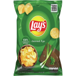 Чипсы ЛЕЙЗ молодой зеленый лук, 140г Чипсы ЛЕЙЗ молодой зеленый лук, 140г