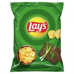 Чипсы ЛЕЙЗ молодой зеленый лук, 70г Чипсы ЛЕЙЗ молодой зеленый лук, 70г