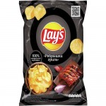 Чипсы ЛЕЙЗ ребрышки гриль, 140г Чипсы ЛЕЙЗ ребрышки гриль, 140г