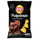 Чипсы ЛЕЙЗ рифленые, острые крылышки, 95г Чипсы ЛЕЙЗ рифленые, острые крылышки, 95г