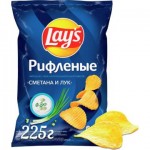 Чипсы ЛЕЙЗ сметана лук, 225г Чипсы ЛЕЙЗ сметана лук, 225г