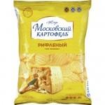 Чипсы МОСКОВСКИЙ КАРТОФЕЛЬ рифленые, сыр Пармезан, 70г Чипсы МОСКОВСКИЙ КАРТОФЕЛЬ рифленые, сыр Пармезан, 70г