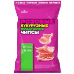 Чипсы РОЗОВЫЕ кукурузные воздушные, сметана и зелень, 70г Чипсы РОЗОВЫЕ кукурузные воздушные, сметана и зелень, 70г