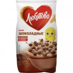 Готовый завтрак ЛЮБЯТОВО шарики шоколадные, 200г