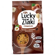 Гранола ЛАКИ ЗЛАКИ фундук, с молочным шоколадом, 75г в магазинах Авоська