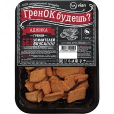 Гренки ВИАН ржано-пшеничные, со вкусом аджики, 100г в магазинах Авоська