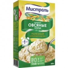 Хлопья Овсяные Экстра МИСТРАЛЬ Нежные, 400г в магазинах Авоська