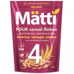 Хлопья МАТТИ 4 злака, 400г