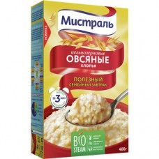 Хлопья МИСТРАЛЬ овсяные, 400г в магазинах Авоська