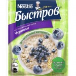 Каша овсяная БЫСТРОВ черника ПБИО1, 40г Каша овсяная БЫСТРОВ черника ПБИО1, 40г