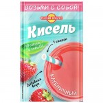 Кисель РУССКИЙ ПРОДУКТ момент, клубничный, 25г