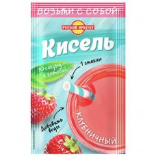 Кисель РУССКИЙ ПРОДУКТ момент, клубничный, 25г в магазинах Авоська