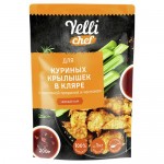 Кляр нежный для куриных крылышек ЕЛЛИ Шеф с копченой паприкой и чесноком, 200г